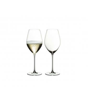 2 Glasses Riedel Veritas Champagne Wine Glass